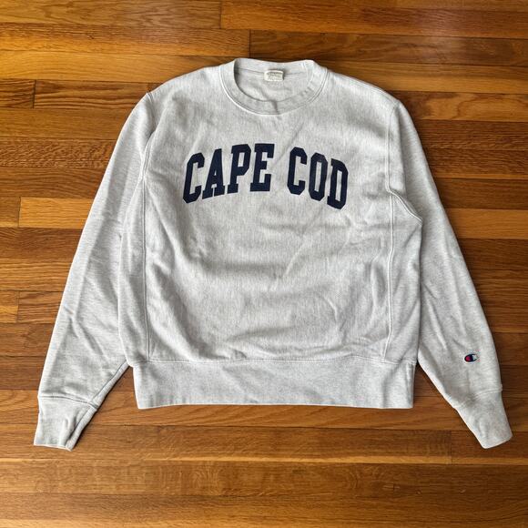 Vintage Champion Reverse Weave Crewneck Sweeatshirt Cape Cod MA Medium - Picture 1 of 6